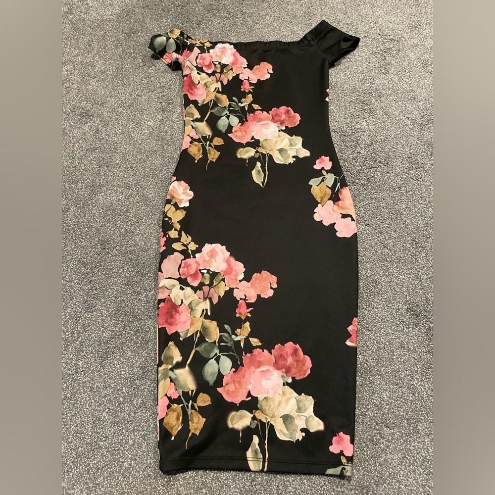 Long floral formal dress